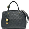 ルイ・ヴィトン LOUIS VUITTON モンテーニュMM M41048 ノワール モノグラム・アンプラント レディース ハンドバッグ