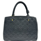 ルイ・ヴィトン LOUIS VUITTON モンテーニュMM M41048 ノワール モノグラム・アンプラント レディース ハンドバッグ