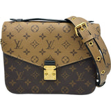 ルイ・ヴィトン LOUIS VUITTON ポシェット・メティスMM M44876 ブラウン モノグラム・リバース レディース ショルダーバッグ
