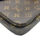 ルイ・ヴィトン LOUIS VUITTON ポシェット・メティスMM M44876 ブラウン モノグラム・リバース レディース ショルダーバッグ