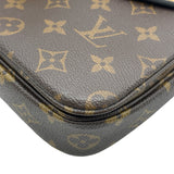 ルイ・ヴィトン LOUIS VUITTON ポシェット・メティスMM M44876 ブラウン モノグラム・リバース レディース ショルダーバッグ