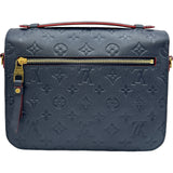 ルイ・ヴィトン LOUIS VUITTON ポシェット・メティスMM M44071 ネイビー モノグラム・アンプラント レディース ショルダーバッグ