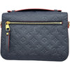 ルイ・ヴィトン LOUIS VUITTON ポシェット・メティスMM M44071 ネイビー/レッド モノグラム・アンプラント レディース ショルダーバッグ