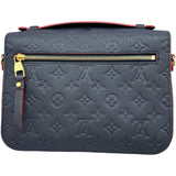 ルイ・ヴィトン LOUIS VUITTON ポシェット・メティスMM M44071 ネイビー/レッド モノグラム・アンプラント レディース ショルダーバッグ
