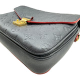ルイ・ヴィトン LOUIS VUITTON ポシェット・メティスMM M44071 ネイビー/レッド モノグラム・アンプラント レディース ショルダーバッグ