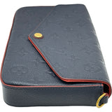 ルイ・ヴィトン LOUIS VUITTON ポシェット・フェリシー M64099 ブルーマリーヌ モノグラム・アンプラント レディース ショルダーバッグ