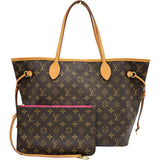 ルイ・ヴィトン LOUIS VUITTON ネヴァーフルMM M41178 ブラウン モノグラムキャンバス/ピヴォワンヌ レディース トートバッグ