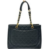 シャネル CHANEL GST A50995 17番台 ブラック/ゴールド金具 キャビアスキン レディース トートバッグ