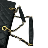 シャネル CHANEL GST A50995 17番台 ブラック ゴールド金具 キャビアスキン レディース トートバッグ
