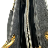 シャネル CHANEL GST A50995 17番台 ブラック ゴールド金具 キャビアスキン レディース トートバッグ