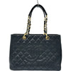 シャネル CHANEL GST A50995 17番台 ブラック ゴールド金具 キャビアスキン レディース トートバッグ