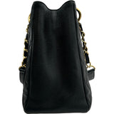 シャネル CHANEL GST A50995 17番台 ブラック ゴールド金具 キャビアスキン レディース トートバッグ