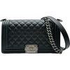 シャネル CHANEL ボーイシャネル25 A67086 ブラック/シルバー金具 キャビアスキン レディース ショルダーバッグ