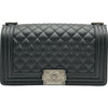 シャネル CHANEL ボーイシャネル25 A67086 ブラック/シルバー金具 キャビアスキン レディース ショルダーバッグ