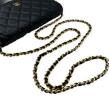 シャネル CHANEL マトラッセチェーンウォレット AP0250 ブラック ゴールド金具 キャビアスキン レディース ショルダーバッグ