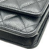 シャネル CHANEL マトラッセ チェーンウォレット AP0250 ブラック ゴールド金具 キャビアスキン レディース ショルダーバッグ