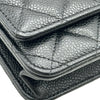 シャネル CHANEL マトラッセ チェーンウォレット AP0250 ブラック ゴールド金具 キャビアスキン レディース ショルダーバッグ