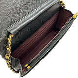 シャネル CHANEL マトラッセ チェーンウォレット AP0250 28番台 ブラック ゴールド金具 キャビアスキン レディース ショルダーバッグ