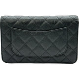 シャネル CHANEL マトラッセ チェーンウォレット AP0250 28番台 ブラック ゴールド金具 キャビアスキン レディース ショルダーバッグ