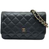 シャネル CHANEL マトラッセチェーンウォレット AP2350 29番台 ブラック ゴールド金具 レディース ショルダーバッグ
