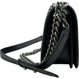 シャネル CHANEL ボーイシャネル25 A67086 21番台 ブラック シルバー金具 ラムスキン レディース ショルダーバッグ