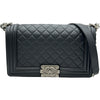 シャネル CHANEL ボーイシャネル25 A67086 29番台 ブラック シルバー金具 ラム レディース ショルダーバッグ