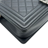 シャネル CHANEL ボーイシャネル25 A67086 29番台 ブラック シルバー金具 ラム レディース ショルダーバッグ