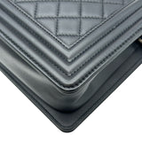 シャネル CHANEL ボーイシャネル25 A67086 29番台 ブラック シルバー金具 ラム レディース ショルダーバッグ
