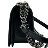 シャネル CHANEL ボーイシャネル25 GA67086 ブラック シルバー金具 キャビアスキン レディース ショルダーバッグ
