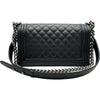 シャネル CHANEL ボーイシャネル25 GA67086 ブラック シルバー金具 キャビアスキン レディース ショルダーバッグ