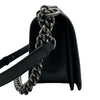 シャネル CHANEL ボーイシャネル25 GA67086 ブラック シルバー金具 キャビアスキン レディース ショルダーバッグ