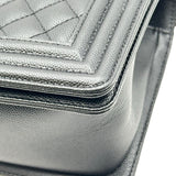 シャネル CHANEL ボーイシャネル25 GA67086 ブラック シルバー金具 キャビアスキン レディース ショルダーバッグ