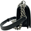 シャネル CHANEL ボーイシャネル20 A67085 ブラック シルバー金具 キャビア レディース ショルダーバッグ