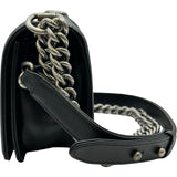 シャネル CHANEL ボーイシャネル20 A67085 ブラック シルバー金具 キャビア レディース ショルダーバッグ