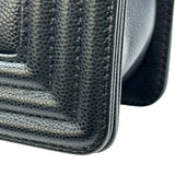 シャネル CHANEL ボーイシャネル20 A67085 ブラック シルバー金具 キャビア レディース ショルダーバッグ