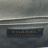 シャネル CHANEL ボーイシャネル25 A67086 28番台 ブラック ゴールド金具 キャビアスキン レディース ショルダーバッグ