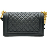 シャネル CHANEL ボーイシャネル25 A67086 28番台 ブラック ゴールド金具 キャビアスキン レディース ショルダーバッグ
