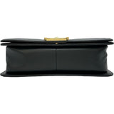 シャネル CHANEL ボーイシャネル25 A67086 28番台 ブラック ゴールド金具 キャビアスキン レディース ショルダーバッグ