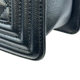 シャネル CHANEL ボーイシャネル25 A67086 28番台 ブラック ゴールド金具 キャビアスキン レディース ショルダーバッグ