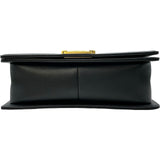 シャネル CHANEL ボーイシャネル25 A67086 ブラック ゴールド金具 キャビアスキン レディース ショルダーバッグ