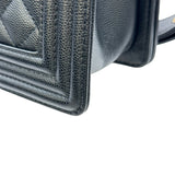シャネル CHANEL ボーイシャネル25 A67086 ブラック ゴールド金具 キャビアスキン レディース ショルダーバッグ