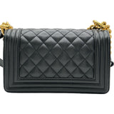 シャネル CHANEL ボーイシャネル20 A67085 ブラック/ゴールド金具 キャビアスキン レディース ショルダーバッグ