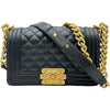 シャネル CHANEL ボーイシャネル20 A67085 28番台 ブラック ゴールド金具 キャビアスキン レディース ショルダーバッグ
