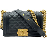 シャネル CHANEL ボーイシャネル20 A67085 28番台 ブラック ゴールド金具 キャビアスキン レディース ショルダーバッグ