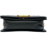 シャネル CHANEL ボーイシャネル20 A67085 28番台 ブラック ゴールド金具 キャビアスキン レディース ショルダーバッグ