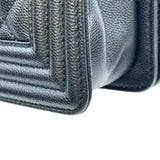 シャネル CHANEL ボーイシャネル20 A67085 28番台 ブラック ゴールド金具 キャビアスキン レディース ショルダーバッグ