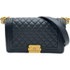 シャネル CHANEL ボーイシャネル25 A67086 27番台 ブラック ゴールド金具 ラム レディース ショルダーバッグ