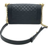 シャネル CHANEL ボーイシャネル25 A67086 27番台 ブラック ゴールド金具 ラム レディース ショルダーバッグ