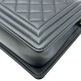 シャネル CHANEL ボーイシャネル25 A67086 27番台 ブラック ゴールド金具 ラム レディース ショルダーバッグ