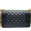シャネル CHANEL ボーイシャネル20 A67085 28番台 ブラック ゴールド金具 キャビアスキン レディース ショルダーバッグ